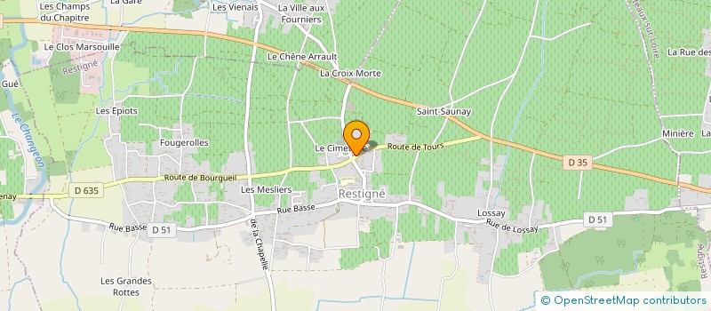 localisation de l'entreprise TEIXEIRA FENOLLAR  SAINT-NICOLAS-DE-BOURGUEIL