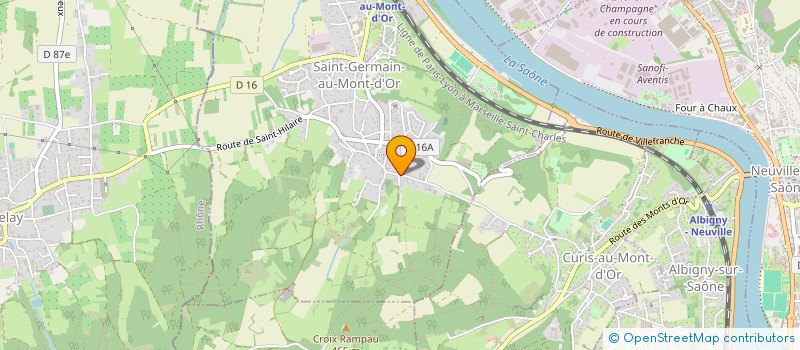 localisation de l'entreprise TEIXEIRA FRERES  SAINT-GERMAIN-AU-MONT-D'OR