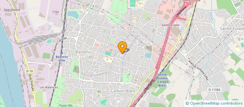 localisation de l'entreprise TEIXEIRA-GARCIA  CARBON BLANC