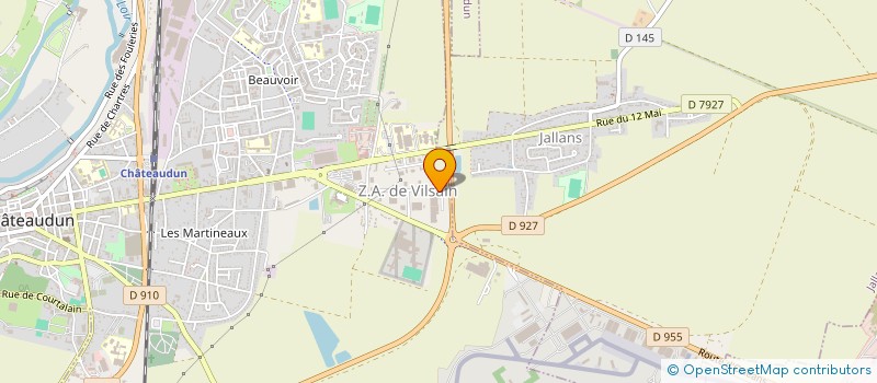 localisation de l'entreprise TEIXEIRA SA à CHATEAUDUN