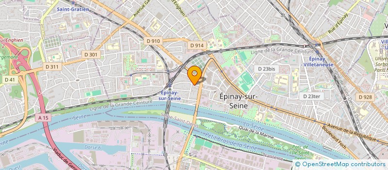 localisation de l'entreprise TEIXEIRA VASSEUR à EPINAY-SUR-SEINE
