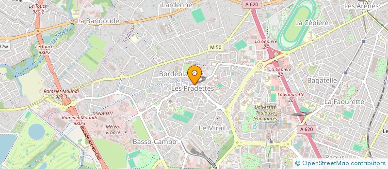 localisation de l'entreprise TEJ à TOULOUSE