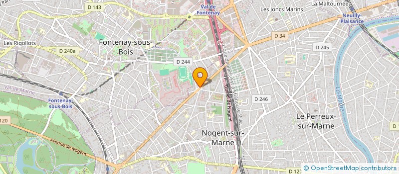 localisation de l'entreprise TEJ BEAUTE  NOGENT-SUR-MARNE