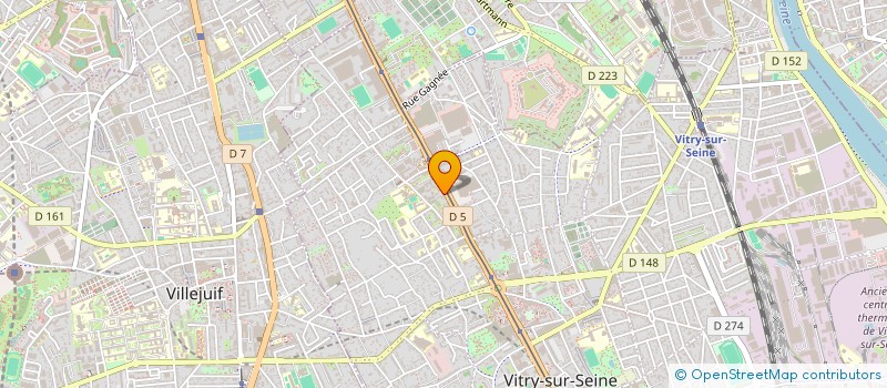 localisation de l'entreprise TEJEM SERVICES  VITRY-SUR-SEINE