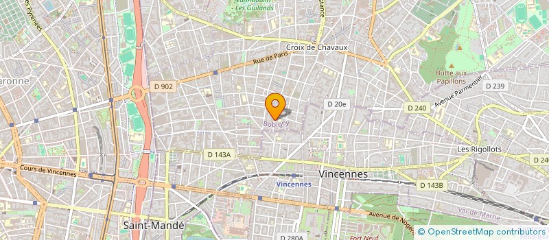 localisation de l'entreprise TEJOCOE à MONTREUIL