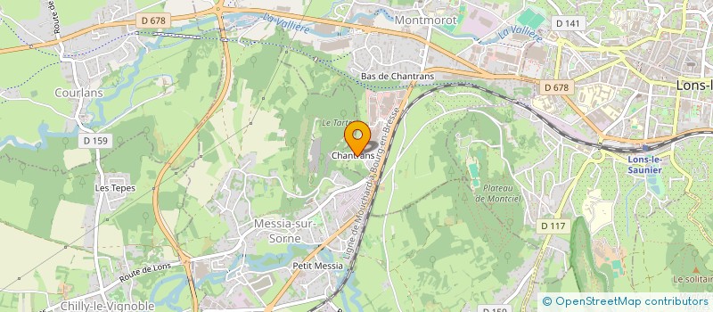 localisation de l'entreprise TEJULAZ à MONTMOROT