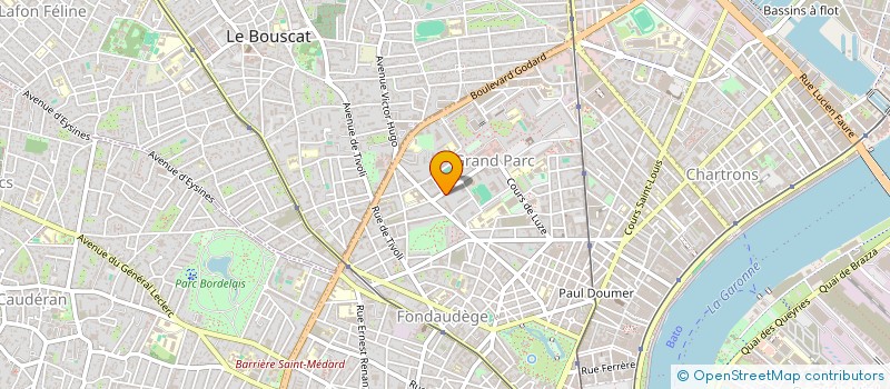 localisation de l'entreprise TEK  BORDEAUX