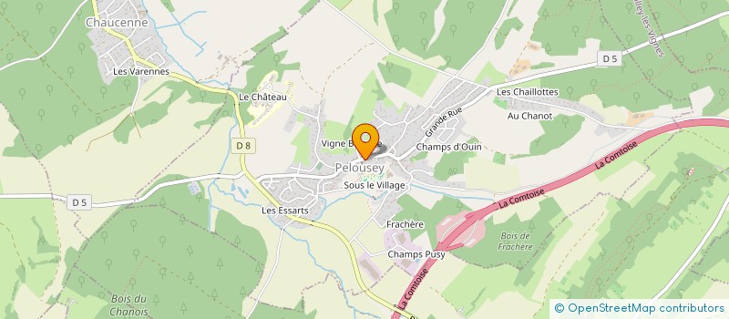 localisation de l'entreprise TEK  AUDEUX