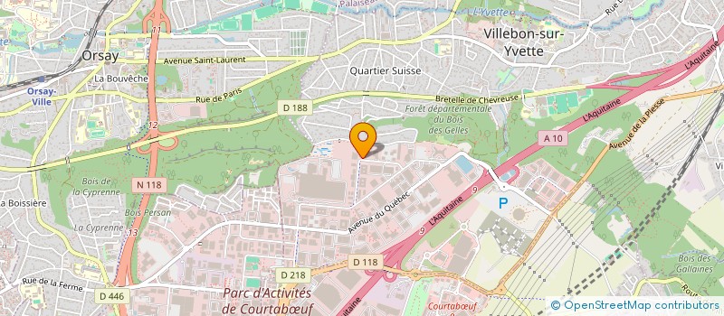 localisation de l'entreprise TEK CLEAN SERVICES à VILLEBON-SUR-YVETTE