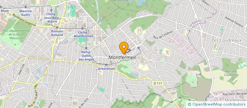 localisation de l'entreprise TEK-EL à MONTFERMEIL