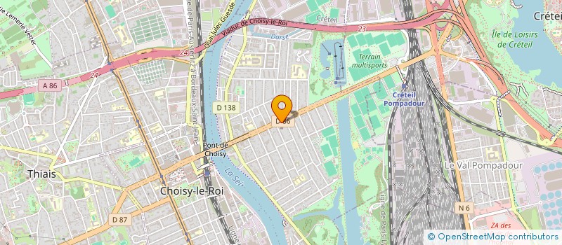 localisation de l'entreprise TEK ETANCHEITE à CHOISY-LE-ROI