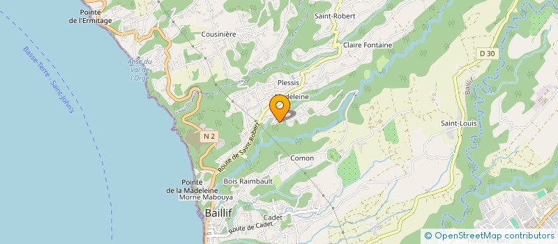 localisation de l'entreprise TEK FIVE GUADELOUPE à BAILLIF