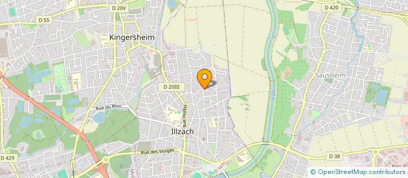 localisation de l'entreprise TEK IMMO  ILLZACH