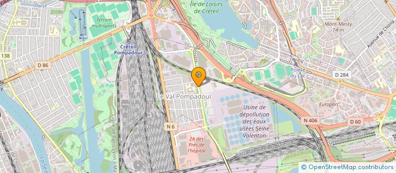localisation de l'entreprise TEK SYSTEM à VALENTON