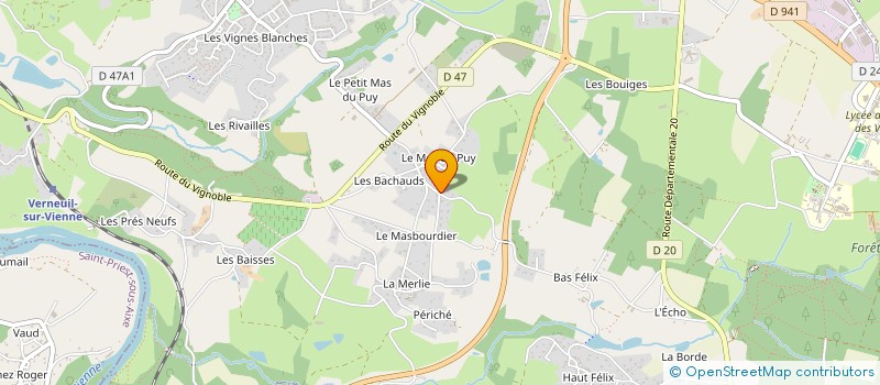 localisation de l'entreprise TEKA TEKA à VERNEUIL-SUR-VIENNE