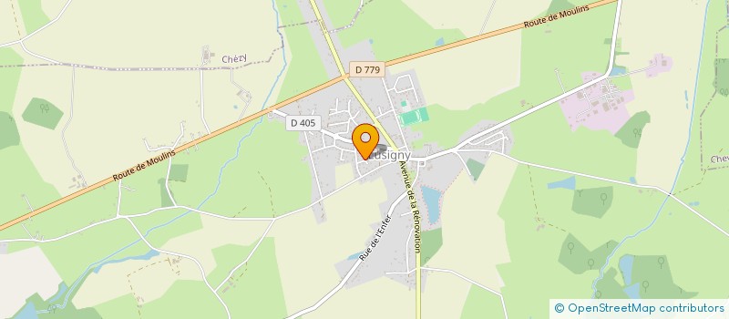 localisation de l'entreprise TEKALE à LUSIGNY