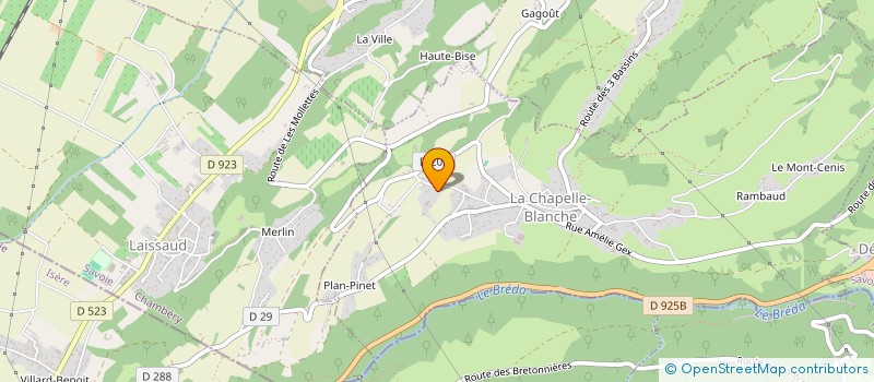 localisation de l'entreprise TEKALP à LA CHAPELLE-BLANCHE