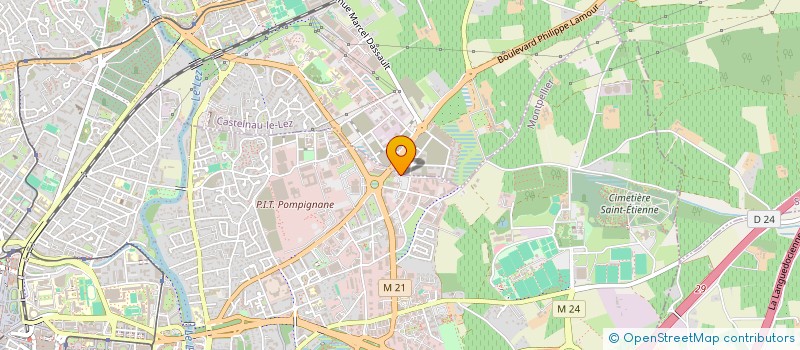 localisation de l'entreprise TEKCHAIN à MONTPELLIER
