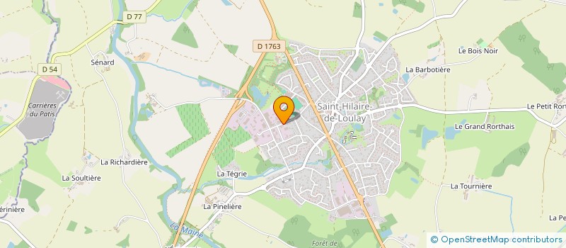 localisation de l'entreprise TEKELEC à MONTAIGU-VENDEE