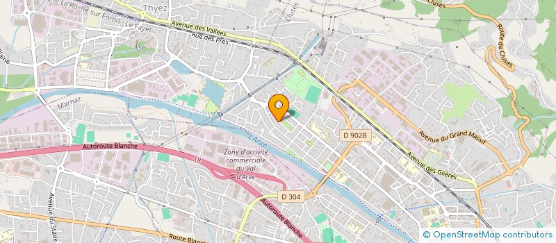 localisation de l'entreprise TEKELI PLATRERIE  CLUSES