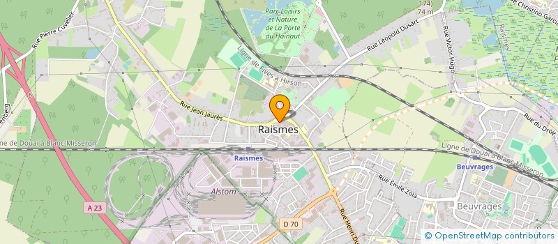 localisation de l'entreprise TEKEVAN  RAISMES