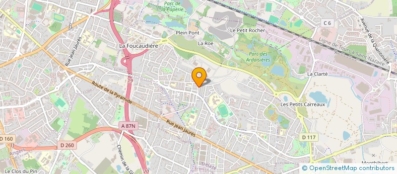 localisation de l'entreprise TEKFAOUI  ANGERS