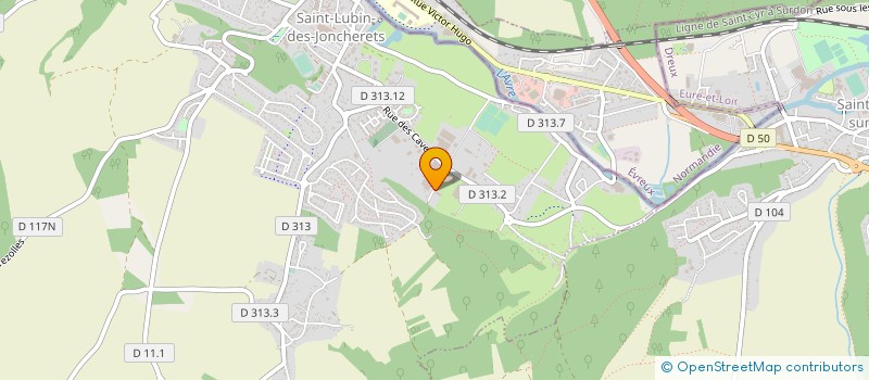 localisation de l'entreprise TEKFLOW à SAINT-LUBIN-DES-JONCHERETS