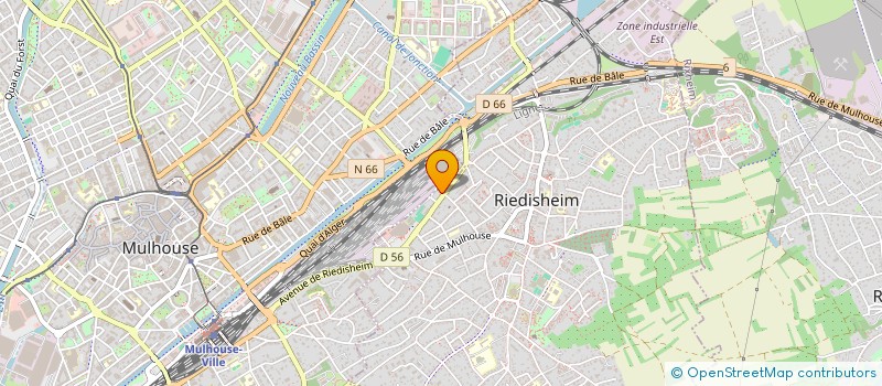 localisation de l'entreprise TEKIN  RIEDISHEIM