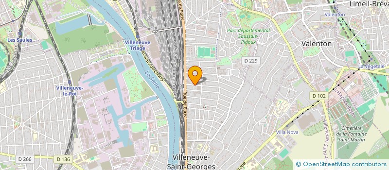 localisation de l'entreprise TEKIN IMMOBILIER  VILLENEUVE-SAINT-GEORGES