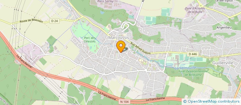 localisation de l'entreprise TEKINFO à MARCOUSSIS