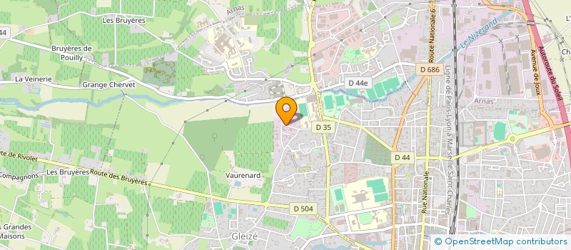 localisation de l'entreprise TEKINOVA  GLEIZE