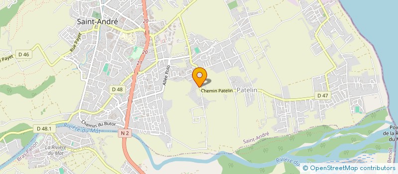 localisation de l'entreprise TEKINVEST à SAINT-ANDRE
