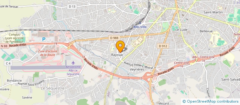 localisation de l'entreprise TEKLEK à ALBI
