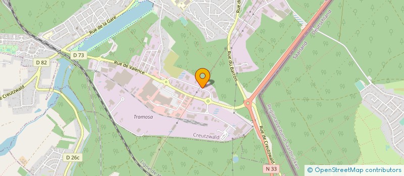 localisation de l'entreprise TEKLOQ  CREUTZWALD