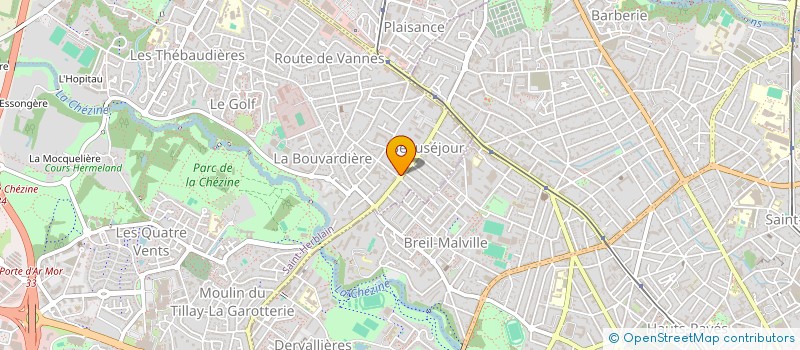 localisation de l'entreprise TEKNAT HOLDING à ORVAULT
