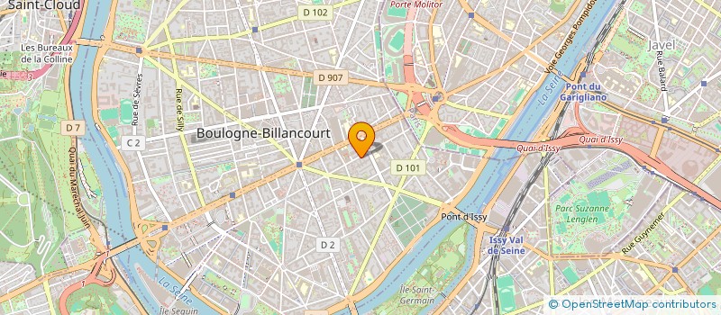 localisation de l'entreprise TEKNEUM à BOULOGNE-BILLANCOURT