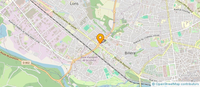 localisation de l'entreprise TEKNEURO à BILLERE