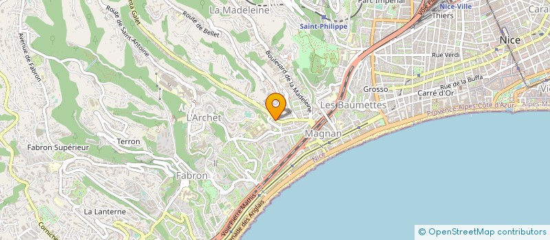 localisation de l'entreprise TEKNIBIKE à NICE