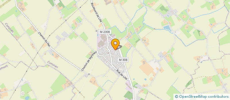 localisation de l'entreprise TEKNIC ELEC UNION  HALLUIN