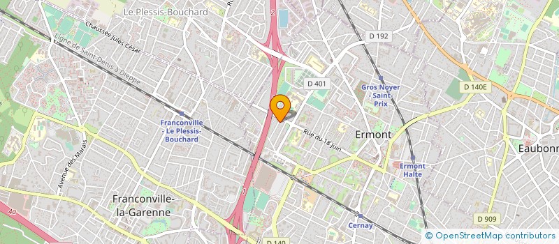 localisation de l'entreprise TEKNICS & METHODS à ERMONT