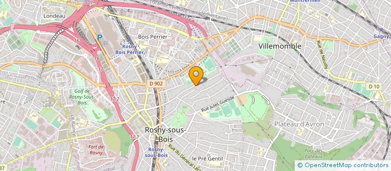 localisation de l'entreprise TEKNIDAL à ROSNY-SOUS-BOIS