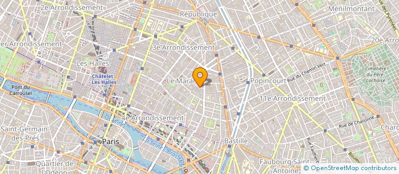 localisation de l'entreprise TEKNIK à PARIS