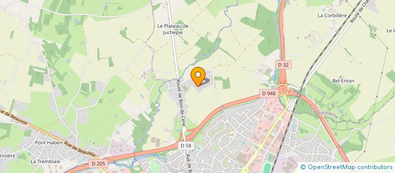 localisation de l'entreprise TEKNILAK à CHALLANS