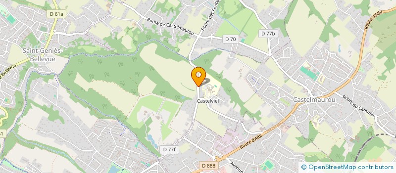 localisation de l'entreprise TEKNO-B  CASTELMAUROU