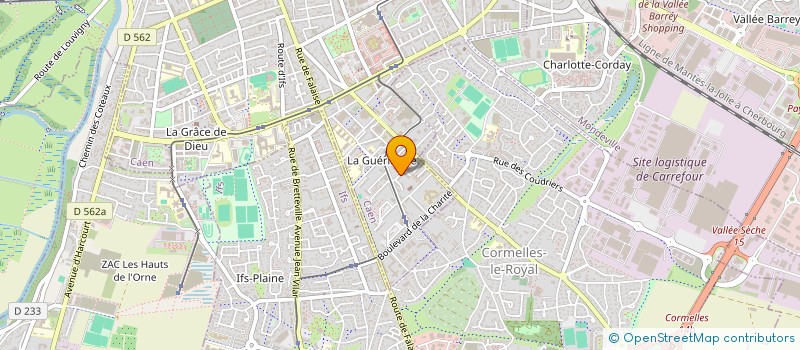localisation de l'entreprise TEKNO BAT à CAEN