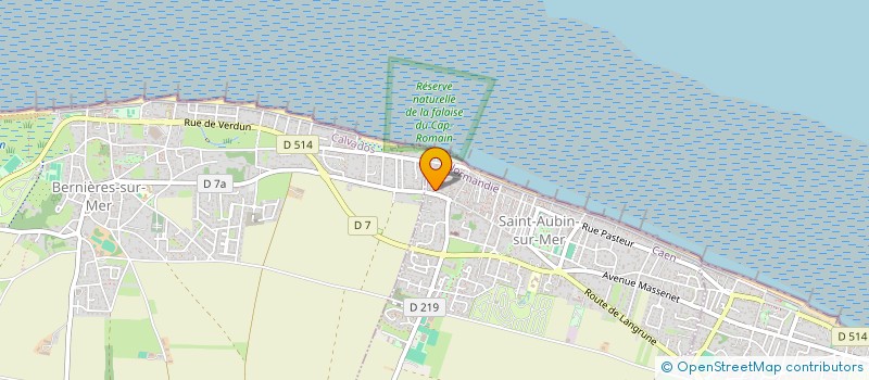 localisation de l'entreprise TEKNOCRYO  SAINT-AUBIN-SUR-MER