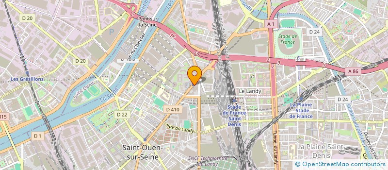 localisation de l'entreprise TEKNOGLAS à SAINT-DENIS