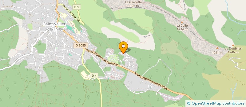 localisation de l'entreprise TEKNOSOLAR SARL  SAINT-VALLIER-DE-THIEY