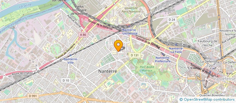 localisation de l'entreprise TEKOA INTERNATIONAL SARL à NANTERRE