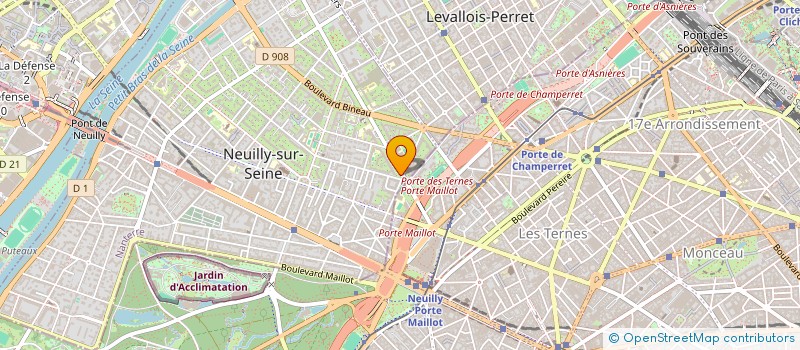 localisation de l'entreprise TEKOREI à NEUILLY-SUR-SEINE